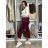 Kalhoty dlouhé s páskem manžestrové dámské SIMONA (XS/S/M ONE SIZE) IMPOZ25LV-25480