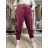 Kalhoty dlouhé s páskem manžestrové dámské SIMONA (XS/S/M ONE SIZE) IMPOZ25LV-25480