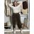 Kalhoty dlouhé s páskem manžestrové dámské SIMONA (XS/S/M ONE SIZE) IMPOZ25LV-25480
