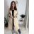 Kabát trenčkot dlouhý slabý s páskem dlouhý rukáv dámský (S/M/L ONE SIZE) ITALSKÁ MÓDA IMWKK252579/DR vínová S/M/L