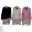 Šaty elegantní dlouhý rukáv dámské (S/M/L ONE SIZE) ITALSKÁ MÓDA IMD25301
