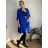Cardigan letní 3/4 dlouhý rukáv dámský nadrozměr VESUNA (48/50/52 ONE SIZE) ITALSKÁ MÓDA IM425415/DU 48/50/52 tmavě smaragdová