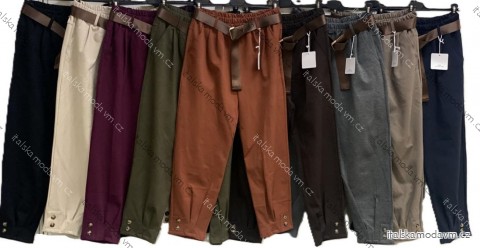 Nohavice elegantné dámske (S/M/L ONE SIZE) TALIANSKA MÓDA IMC250482