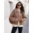Kabátek oversize dlouhý rukáv dámský (S/M/L ONE SIZE) ITALSKÁ MÓDA IMD25277/DU vínová S/M/L