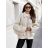 Kabátek oversize dlouhý rukáv dámský (S/M/L ONE SIZE) ITALSKÁ MÓDA IMD25277/DU vínová S/M/L