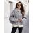 Kabátek oversize dlouhý rukáv dámský (S/M/L ONE SIZE) ITALSKÁ MÓDA IMD25277/DU vínová S/M/L