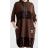 Šaty oversize mikinové s kapucňou dlhý rukáv dámske (S/M/L ONE SIZE) TALIANSKA MÓDA IMPLI2507385