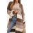 Cardigan dlouhý pletený dlouhý rukáv dámský (S/M/L ONE SIZE) ITALSKÁ MÓDA IMPLI2525097