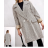 Kabát dlouhý rukáv dámský (S/M/L ONE SIZE) ITALSKÁ MÓDA IMPLI2516424