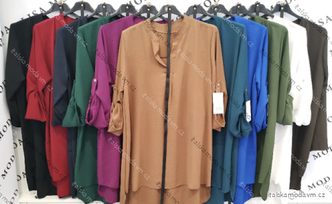 Tunika oversize s opaskom 3/4 dlhý rukáv dámska (S/M/L ONE SIZE) TALIANSKA MÓDA IMPLI2518231-