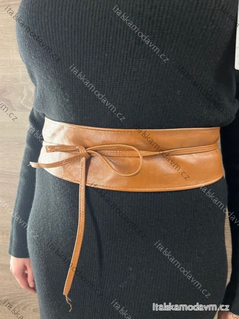 Opasok dámsky (ONE SIZE) TALIANSKA MÓDA IMWS2500013/DUR hnedá ONE SIZE