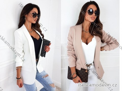 Sako elegantní dlouhý rukáv dámské (S/M/L ONE SIZE) ITALSKÁ MÓDA IMPLI258760