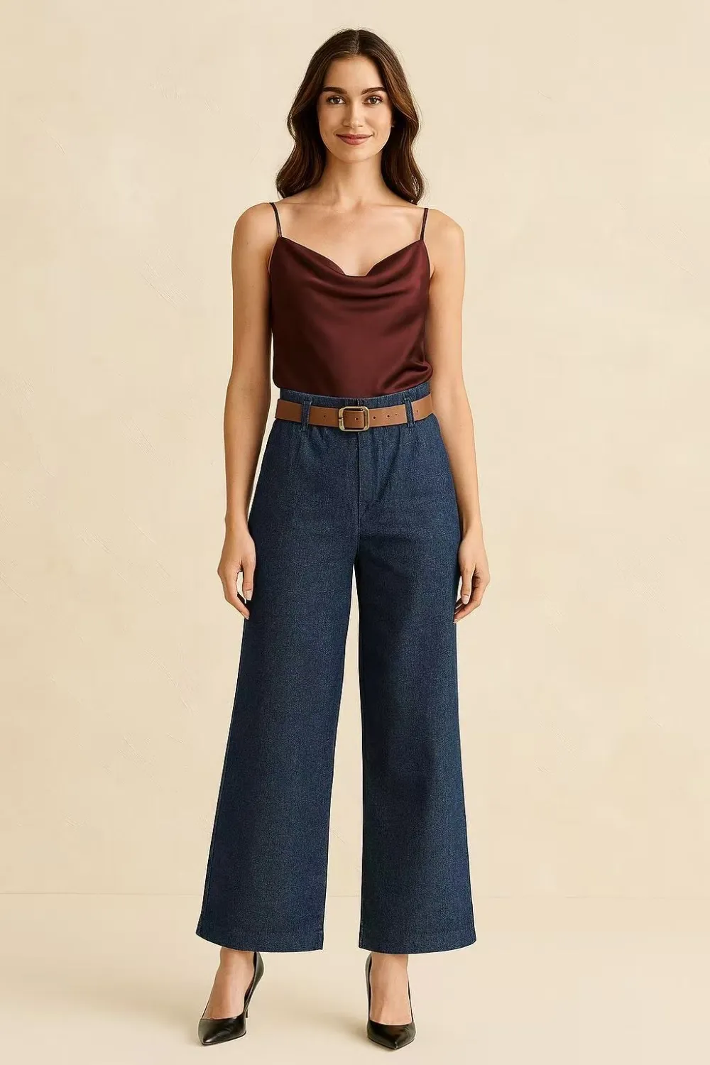 Rifle s páskem dámské (S/M/L ONE SIZE)  ITALSKÁ MÓDA IMPLI253182