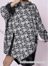 Šaty oversize dlouhý rukáv dámské (S/M/L ONE SIZE) ITALSKÁ MÓDA IMPLI2520508-