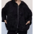 Bunda s kapucňou dlhý rukáv dámska (S/M/L ONE SIZE) TALIANSKA MÓDA IMPLI2551137