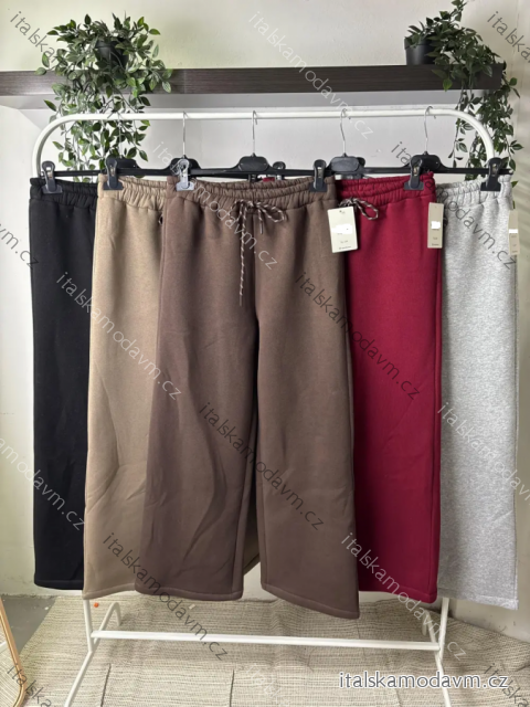 Tepláky dlouhé dámské (S/M/L ONE SIZE) ITALSKÁ MÓDA IMPLP2505370085