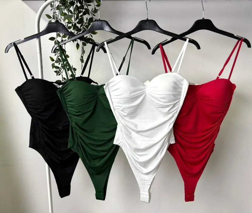 Body na ramínka dámské (S/M/L ONE SIZE) ITALSKÁ MÓDA IMPLP2525617085