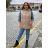 Vesta podzimní s kapucí na zip bez rukávu dámská nadrozměr (3XL - 7XL) SWEST IMWSW25C208382/DR 7XL béžová