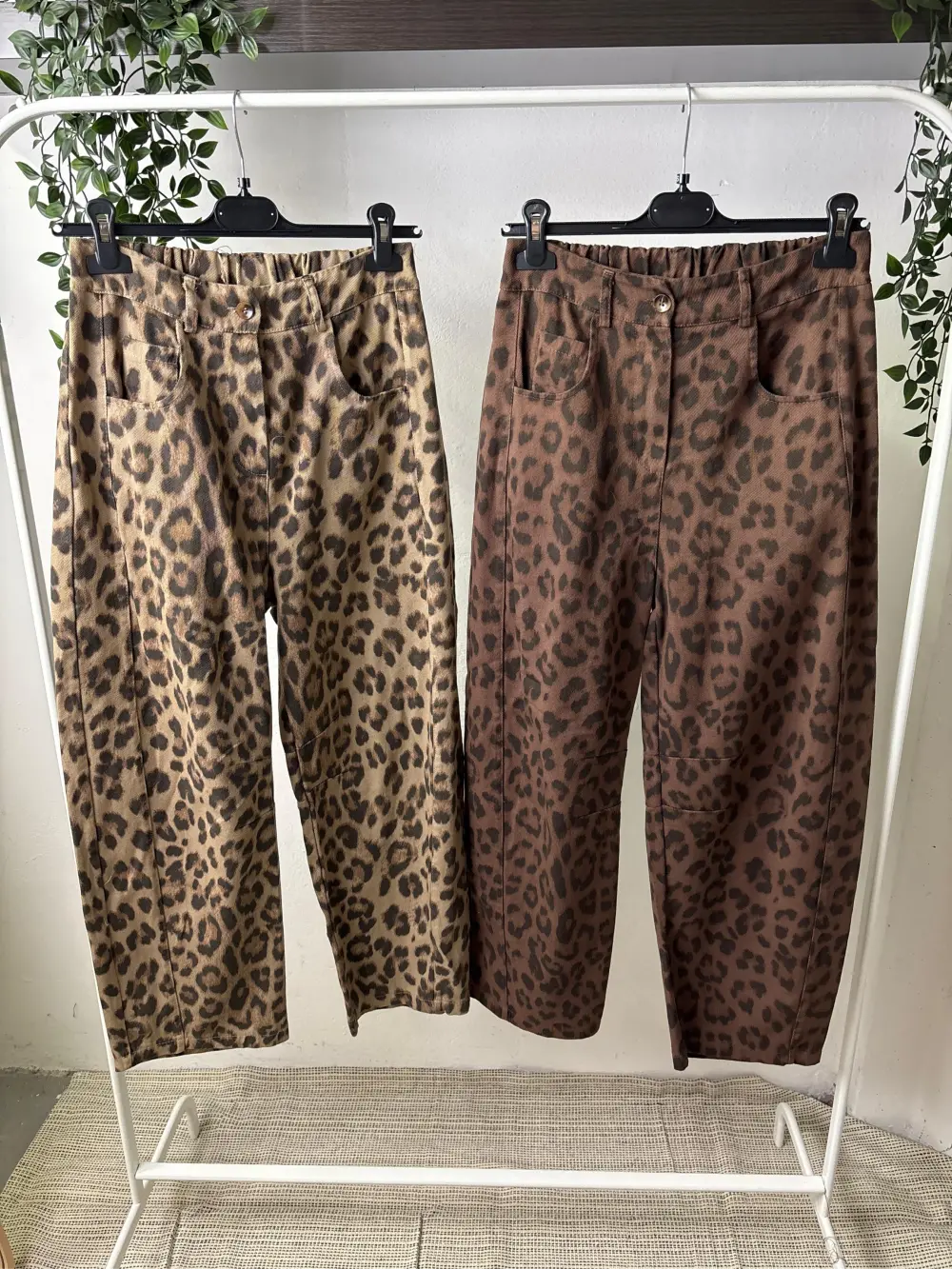 Kalhoty leopardí dámské (S/M/L ONE SIZE) ITALSKÁ MÓDA IMPLP2533902018