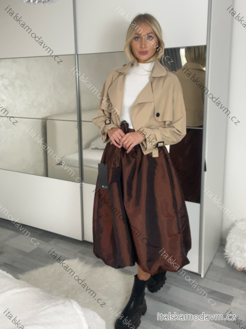 Sukně s páskem dámská TEA (XS/S/M ONE SIZE) ITALSKá MóDA IMSM251157/DUR