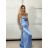 Šaty dlouhé elegantní bez rukávu dámské (S/M/L ONE SIZE) ITALSKÁ MÓDA IMPBB25B24908