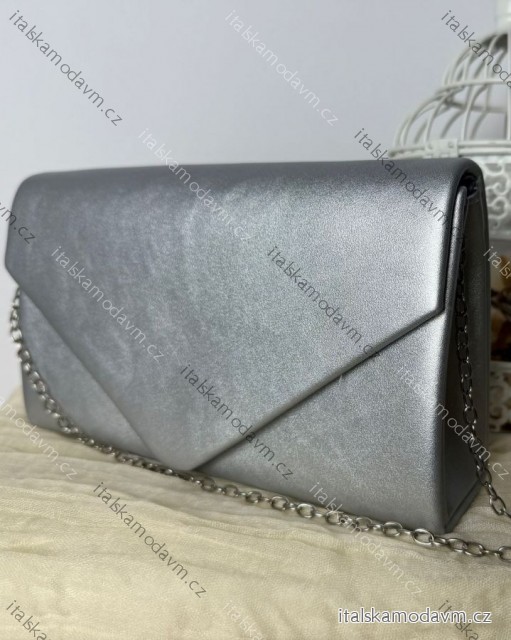 Kabelka psaníčko dámské (ONE SIZE) ITALSKÁ MÓDA IM08236114-1/DUR - Barva   stříbrná - Velikost   ONE SIZE