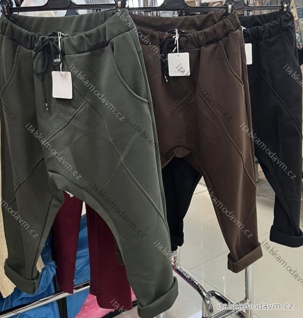 Tepláky baggy dámské (XS/S/M ONE SIZE) ITALSKÁ MÓDA IMM25M3458