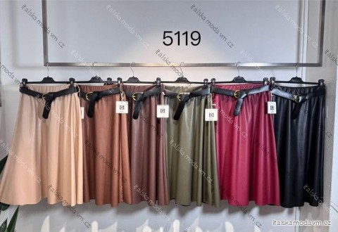 Sukně středně dlouhý s páskem dámská (XS/S/M ONE SIZE) ITALSKÁ MÓDA IMM25M5119