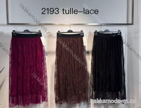 Sukně dlouhá dámská (XS/S/M ONE SIZE) ITALSKÁ MÓDA IMM25M2193