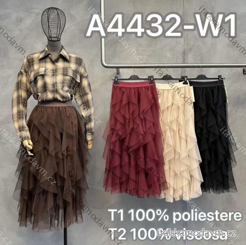 Sukňa dlhá dámska (XS/S/M ONE SIZE) TALIANSKA MÓDA IMM25M4432