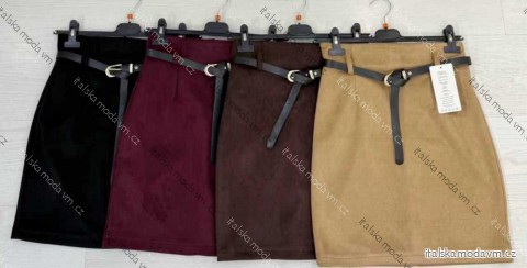 Sukně středně dlouhá dámská (XS/S/M ONE SIZE) ITALSKÁ MÓDA IMM25M6630