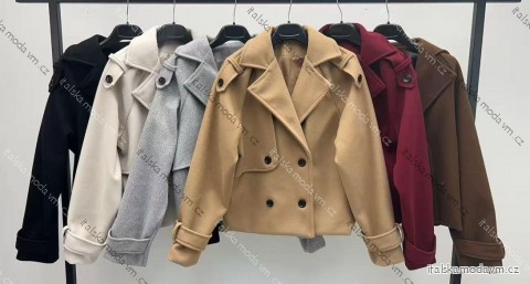Kabátek slabý dlouhý rukáv dámský (XS/S/M ONE SIZE) ITALSKÁ MÓDA IMM25M12899