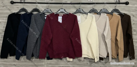 Svetr teplý dlouhý rukáv dámský (S/M/L ONE SIZE) IMPOZ25XJ-7611