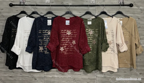Tunika teplá dlouhý rukáv dámská (S/M/L ONE SIZE) IMPOZ25LW-90089