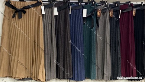 Sukňa teplá krátka dámska (S/M/L ONE SIZE) TALIANSKA MÓDA IMC25559