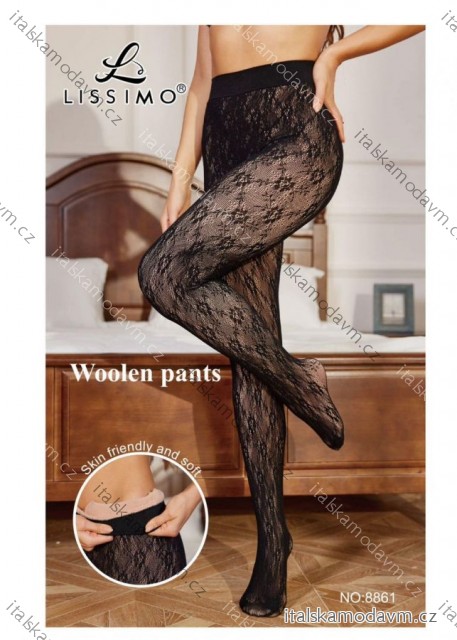 Nohavice pančuchové zateplené dámske (S/M ONE SIZE) TALIANSKA MÓDA IMM24M8861