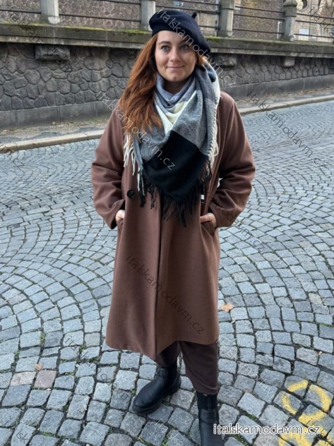 Šála teplá velká kašmírová dámská (ONE SIZE) ORCHIDEJ ORC25DAN2312-63/DUR ONE SIZE Černá