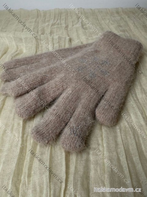 Rukavice prstové dámske (ONE SIZE) AURA.VIA AURA25NK3321/DUR ONE SIZE hnedá