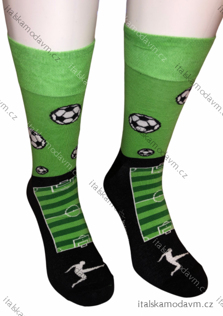 Ponožky slabé veselé pánské fotbalové (41-46) INTENSO DPP21201/DU černá 41/44