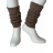 Dámské pletené návleky na nohy (ONE SIZE) POLSKÁ MÓDA DPP25823/DR šedá