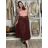 Sukně manžestrová s páskem dámská (S/M/L ONE SIZE) ITALSKÁ MÓDA IMPLU2552123/DU S/M/L hnědá