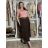 Sukně manžestrová s páskem dámská (S/M/L ONE SIZE) ITALSKÁ MÓDA IMPLU2552123/DU S/M/L hnědá
