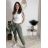 Kalhoty strečové dlouhé dámské PANTALONE (S/M/L ONE SIZE) IMPOZ25LV-6318