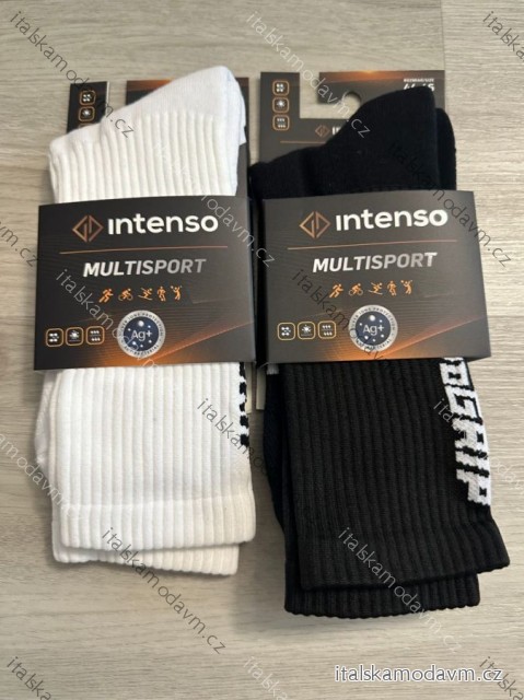 Ponožky sportovní pánské (36-40,44-46)  INTENSO DPP250808/DR 36-40 bílá