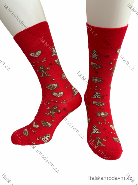 Ponožky veselé vánoční pánské (42-46) POLSKÁ MÓDA DPP250835/DR