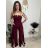 Overal dlhý elegantný carmen na ramienka dámsky (XS/S/M ONE SIZE) TALIANSKA MÓDA IMWHP25956
