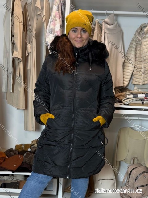 Kabát zimný nadrozmer dámsky LUISA (3XL-7XL) SKORP PMWSK25HH-2410TO/DU 4XL čierna