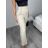 Kalhoty dlouhé dámské (XS/S/M ONE SIZE) ITALSKÁ MÓDA IMPVN258245/DU XS/S/M béžová