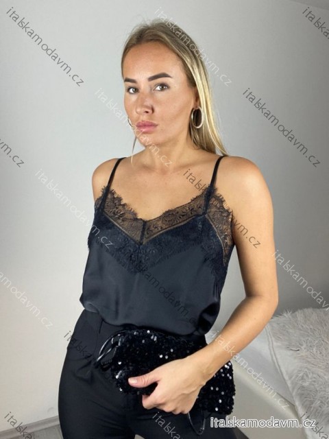 Tielko na ramienka dámske (S/M/L ONE SIZE) TALIANSKA MÓDA IMPBB25O8651/DUR S/M/L čierna