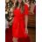 Šaty krátké elegantní krátký rukáv dámské (S/M/L ONE SIZE) ITALSKÁ MÓDA IMD25122